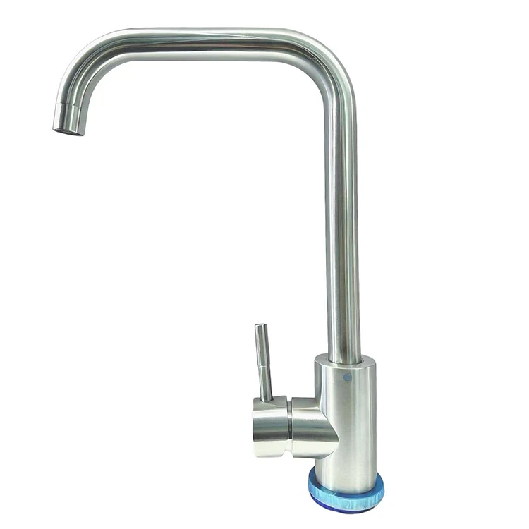Gooseneck Brushed Mixer Faucet ເຮືອນຄົວ