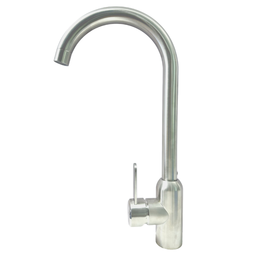 Brushed Stainless Steel Faucet 360° rotating faucet Brushed Stainless Steel Faucet 360° rotating faucet