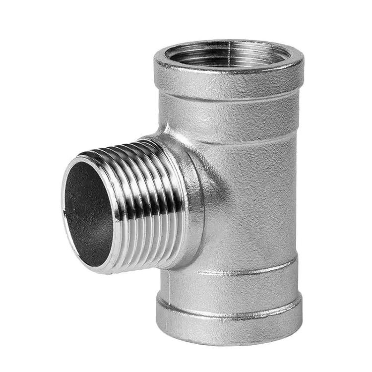 BSP Threaded Stainless Steel ທໍ່ທໍ່ຊາຍ-ຍິງ-ຊາຍ