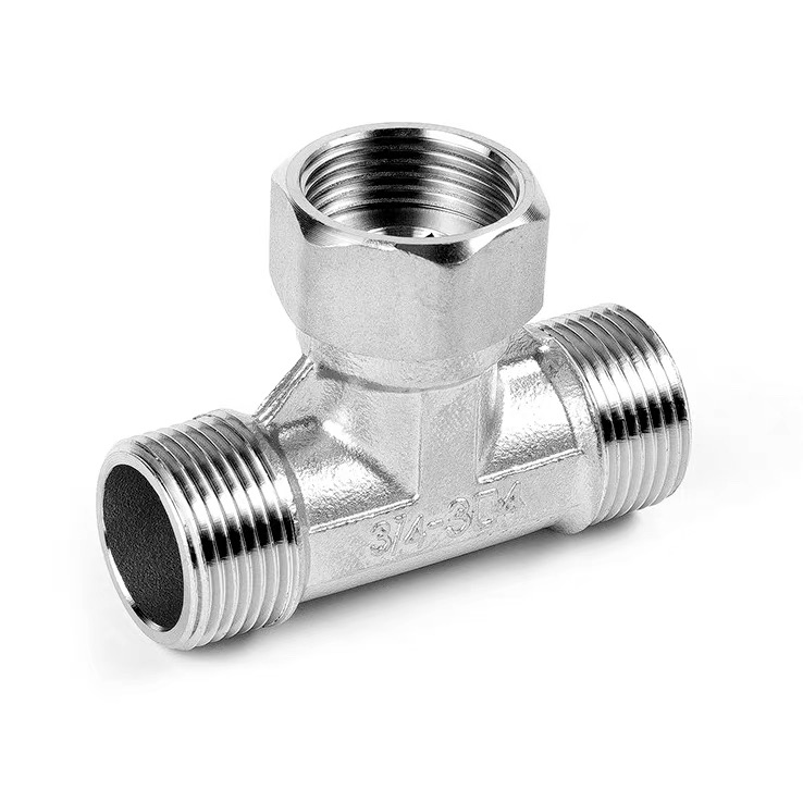 ທໍ່ສະແຕນເລດ Swivel ຊາຍ-ຍິງ-ຍິງທໍ່ Tee