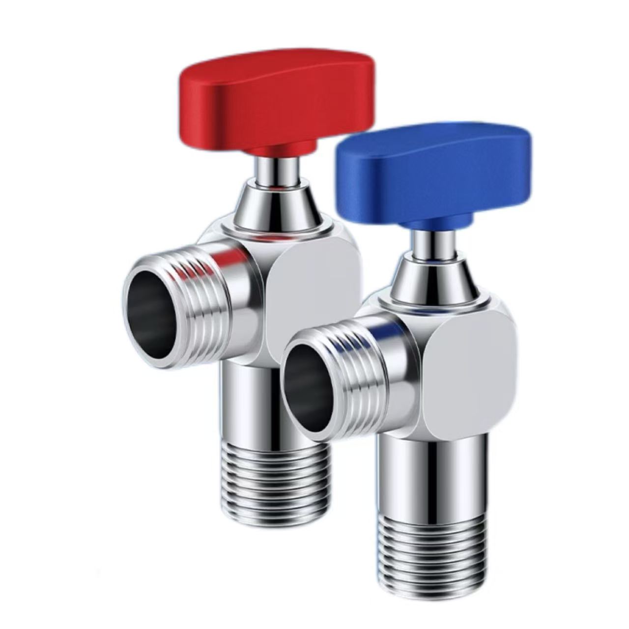 T-Handle Red ແລະ Blue Distinguishing Angle Valve T-Handle Red ແລະ Blue Distinguishing Angle Valve