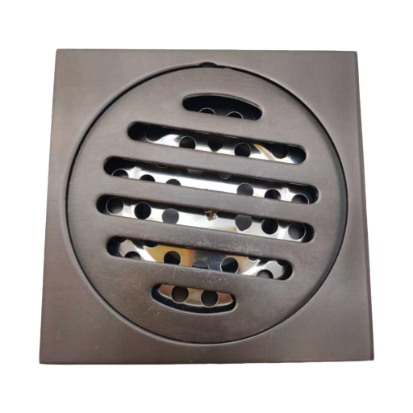 Titanium Grey Shield Square Floor Drain